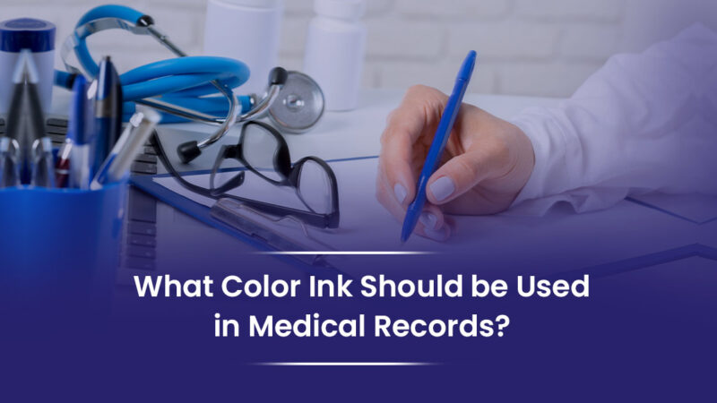 Color Ink for Medical Records