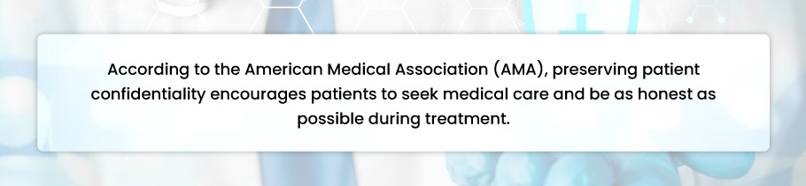 Patient confidentiality patients to seek medical care